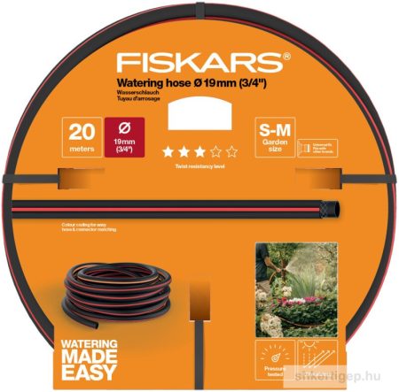 Fiskars Locsolótömlő, 19 mm (3/4), 20 m Q3