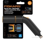   Fiskars Comfort locsolópisztoly, állítható fejjel + CF tömlőcsatlakozó 13-15mm