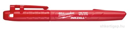 Milwaukee INKZALL™ Jelölő filc Vékony tartós hegyű Piros - 1 db