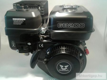 Motor vízszintes tengelyű Zongshen GB200 208 cm3, 4.1 kw, benzines, 20 mm x 60 mm