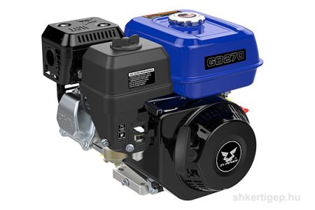 Motor vízszintes tengelyű Zongshen GB270E 270 cm3, 6.6 kw, benzines, 25.4x72mm, önindítós